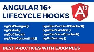 Angular 16 Life Cycle Hooks - Explained with Examples