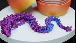 3D Printed Articulated Dragon Fidget Toy