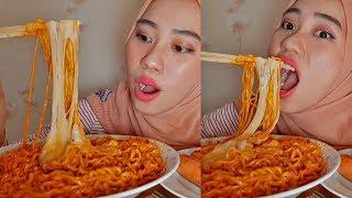 MUKBANG SAMYANG CHEESE KEJU MOZZARELLA + SOSIS