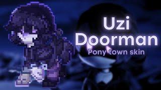 ) Uzi Doorman  MURDER DRONES : [ pony town skin ]