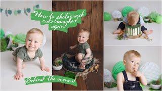 HOW to photograph BABIES during CAKE SMASH photo shoots AGAIN?