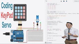 Arduino Keypad Servo Lock Tinkercad | Codes |