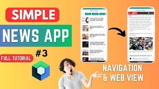 3 News App | Jetpack Compose  | Android Studio Tutorial | 2024