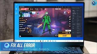 How To Install Free Fire on Gameloop Emulator, Fix All Download Error Problem