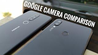 Nokia 6.1 Plus Vs Redmi note 7 Google Camera Comparison.  Must watch for night sight photos!