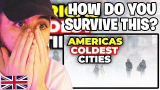 Brit Reacts to COLDEST CITIES To Live in America in 2024