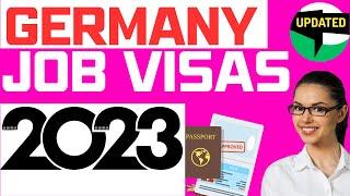 GERMANY WORK VISA 2023| WORK VISA| JOB SEEKERS VISA|FULL GUIDE