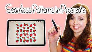 How to Make a Seamless Repeat Pattern in Procreate on your iPad | Digital Art Tutorial