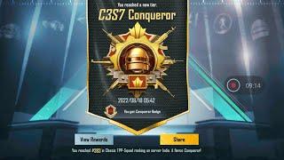 conqueror journey | C3S7 conqueror | playing with random players #conqueror #bgmi