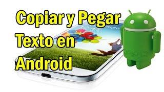 Copiar y Pegar texto en Android