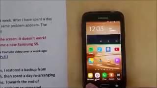 Samsung galaxy S5 Screen Failure: Unstable / Flickering: Repair Failure