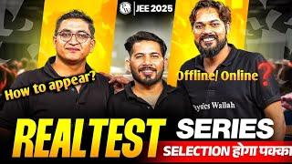 PW Real Test Series 2025 | JEE Test | Diwali Sale Live 