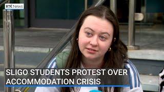 Sligo students protest over accommodation crisis