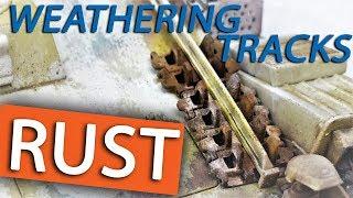 Tutorial: Painting & Weathering Tracks for Model Tanks - RUST for Model Tanks