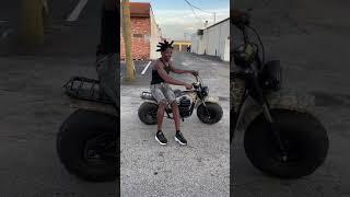 “TheVeeTouch” Finger Pull Start/Chair Sit Down Wheelie On The Mini Bike