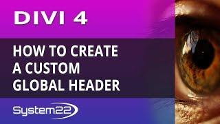 Divi 4 How To Create A Custom Global Header