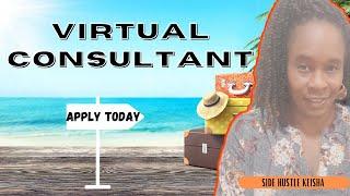 Virtual Consultant #makemoneyfromhome #2021workfromhome #virtualjobs #2021remotework #2021jobs