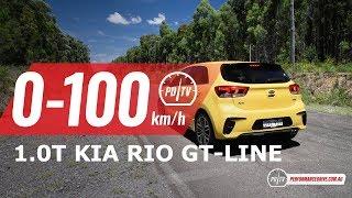 2019 Kia Rio GT-Line (1.0 turbo) 0-100km/h & engine sound