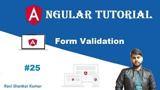 Angular Form Validation | Reactive Form Validation | Angular Tutorial 25