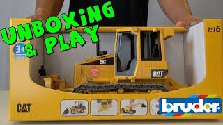 Bruder Cat Track Type Tractor Unboxing and Play