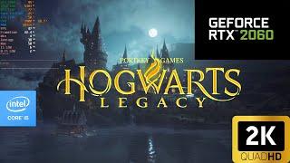 Hogwarts Legacy | FPS test benchmark | RTX 2060 + i5 8500 | Ultra settings