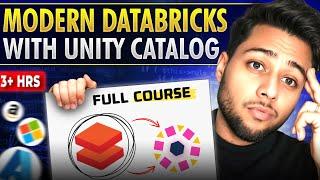 Databricks Full Course (With UNITY CATALOG) | Azure Databricks Tutorial