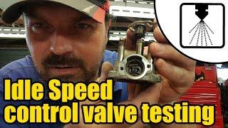 How to test a rotary type Idle Speed Control Valve #1211