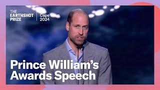 Prince William Awards Speech | The Earthshot Prize