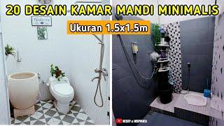 20 DESAIN KAMAR MANDI MINIMALIS UKURAN 1.5X1.5M | LINK PEMBELIAN PRODUK ADA DI DESKRIPSI