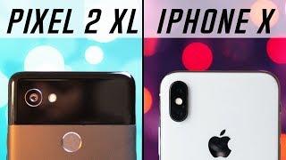 Google Pixel 2 XL vs iPhone X - ( Low Light Camera Comparison in 2018 )