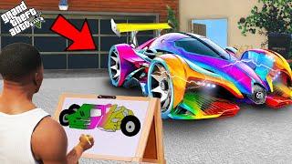 Franklin Uses Magical Painting To Find The Best God Super Car In Gta V