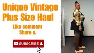 Unique Vintage plus size haul #foryou #plusootd #plussize #fashion #plussizefashion #fashionstyle