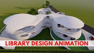 Library Architectural Animation || Lumion Walkthrough || Shelter Design & Development ||