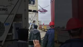 Close view of Pilot Boarding Onboard ship