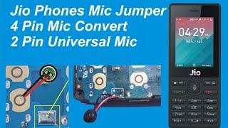 Jio phone mic jumper || 4pin mic convert 2pin universal mic