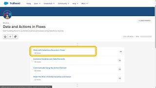 Work with Salesforce Records in Flows || Data and Actions in Flows