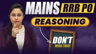 IBPS RRB PO MAINS REASONING || PUZZLES & MISCELLNEOUS RRB PO MAINS 2024 || SMRITI SETHI