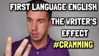 IGCSE First Language English - THE WRITER'S EFFECT *TOP BAND RESPONSE*