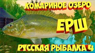 русская рыбалка 4 - Ёрш озеро Комариное - рр4 фарм Алексей Майоров russian fishing 4