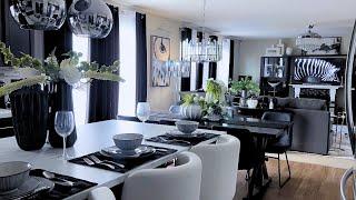 BUDGET LUXURY|BLACK AND WHITE SPRING HOME TOUR