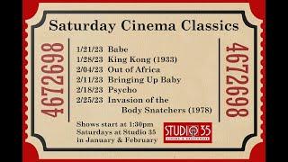 2023 Saturday Cinema Classics at Studio35