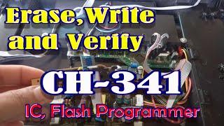 How I Erase Universal TV board SPI Flash Programming using  CH341 programmer