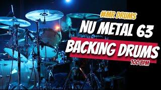 Nu Metal Drum Track - 100 BPM | Backing Drums | Only Drums