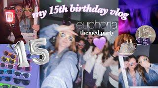 15TH BIRTHDAY VLOG  🪩  *party + bday weekend*