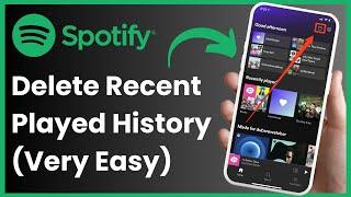 How To Delete Recently Played On Spotify !