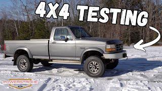 7.3L PowerStroke Diesel F-350 Build Series - Ep2 4x4 Testing + Diesel Leak Repair