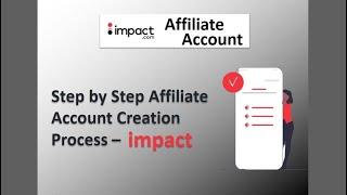 How To Create Impact Affiliate Account [2024]