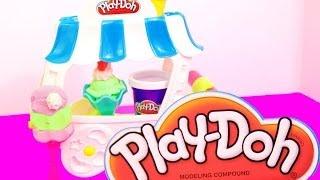 Пластилин Play Doh делаем мороженое