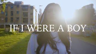 IF I WERE A BOY - Official Artist Lyric Video by Toby Gad x Angelina Jordan
