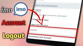 How to logout imo Account